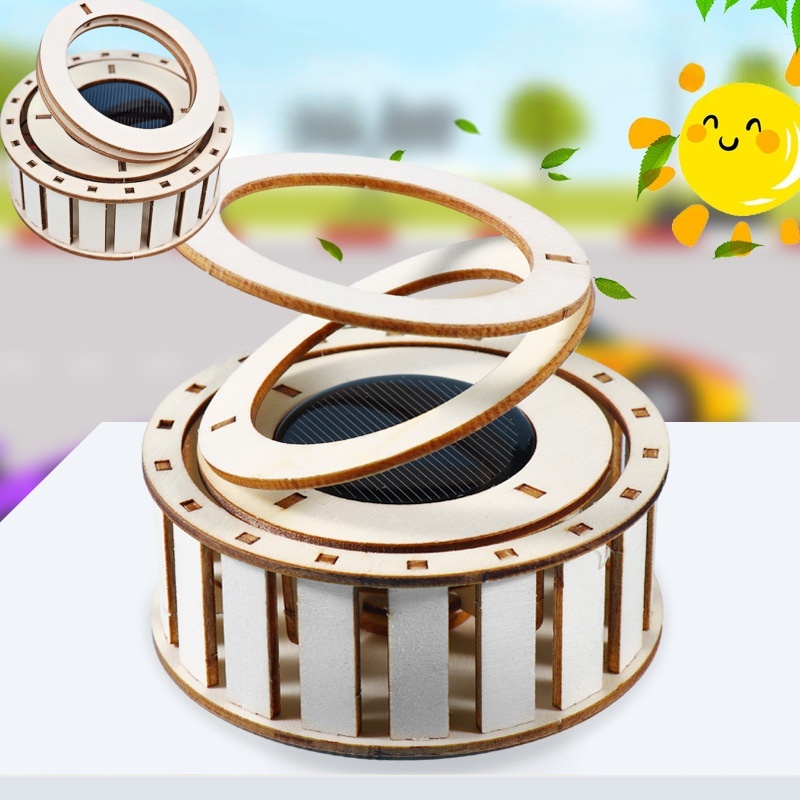 1 PCS DIY Solar Double Ring Ma - đánh giá và giá Science Toys Diy