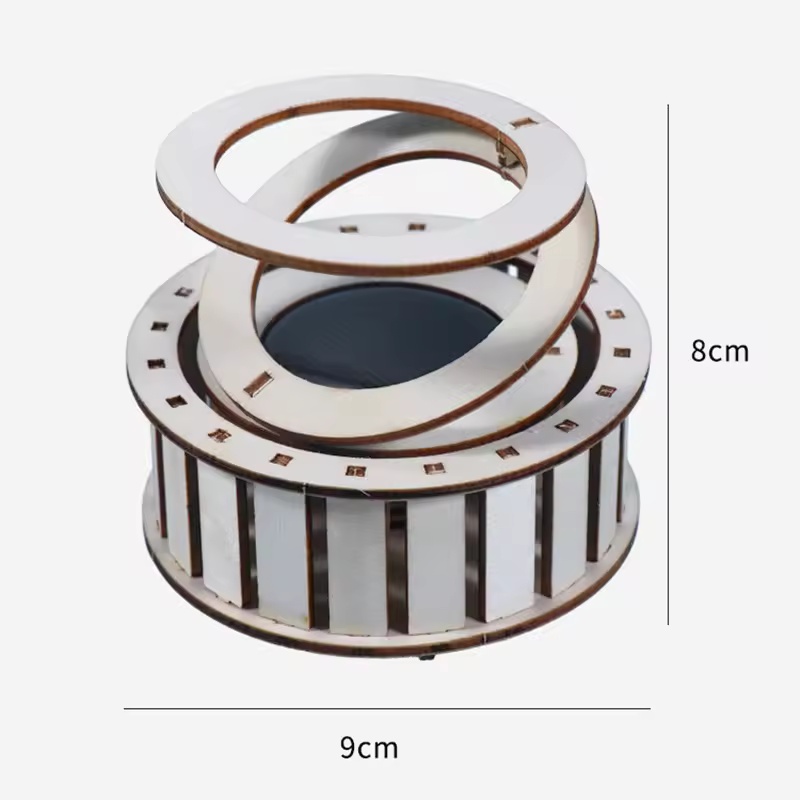 1 PCS DIY Solar Double Ring Ma - đánh giá và giá Science Toys Diy