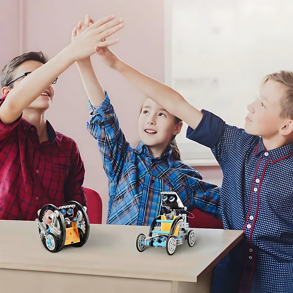 Solar Robot Building Blocks 12 - đánh giá và giá Science Toys Diy