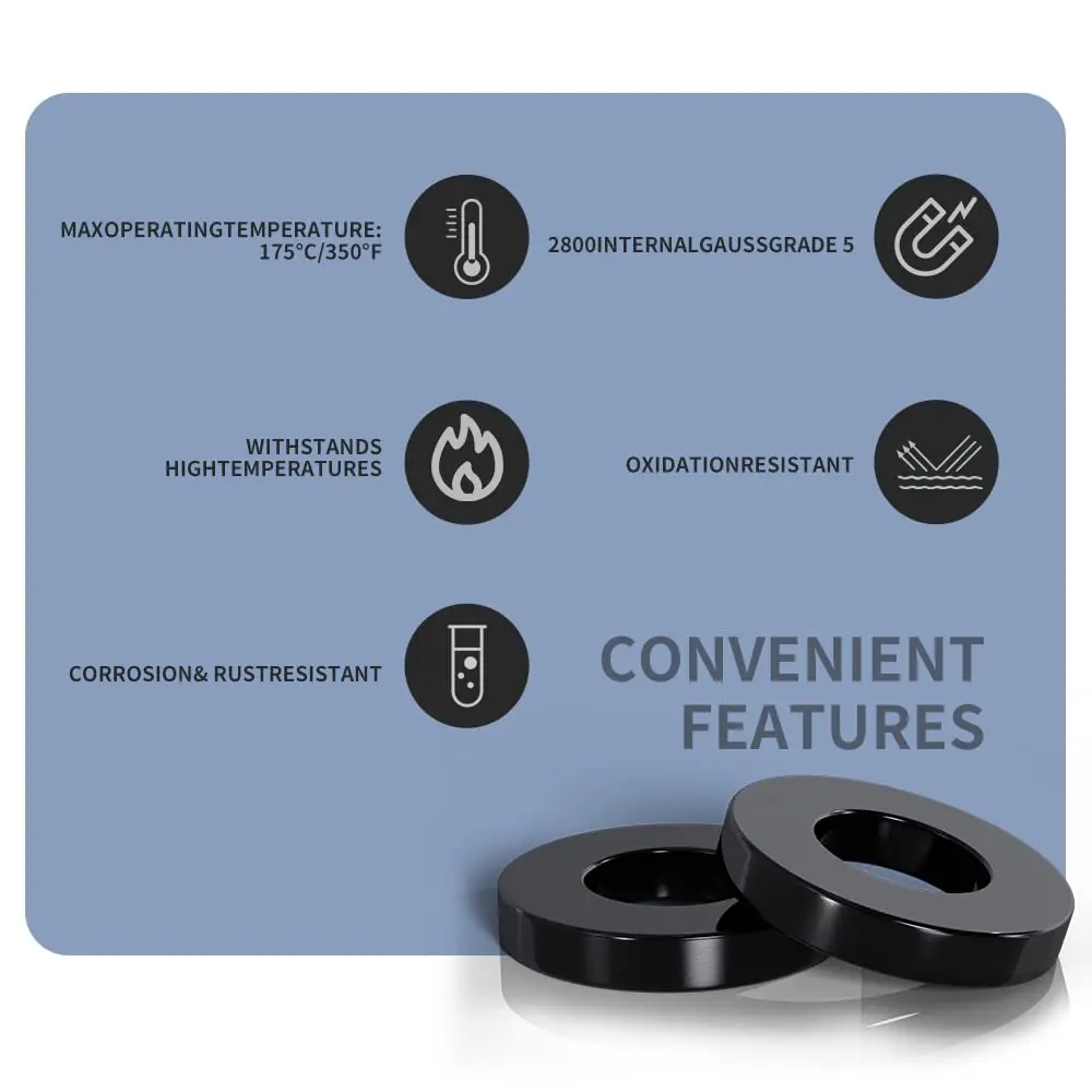 D45-100mm Ferrite Ring Magnet  - đánh giá và giá Science And Hobby