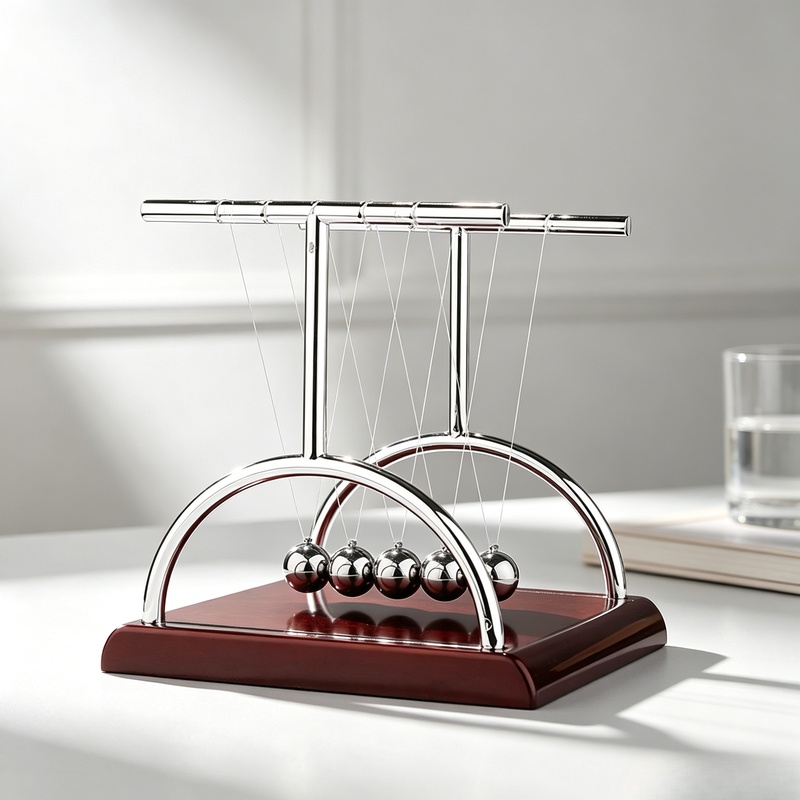 Newton Cradle Balance Steel Ba - đánh giá và giá Newton Cradle Large
